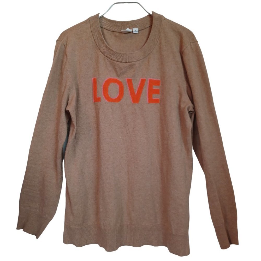 GAP Sweater LOVE Long‎ Sleeve Pullover Size Small